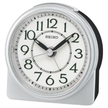 Seiko Alarmklokke 9,1x8,6x4,1 cm - QHE165S - Urmakerlarsen.no