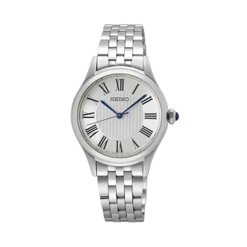 Seiko dameklokke SUR609P1 med quartzverk og stållenke