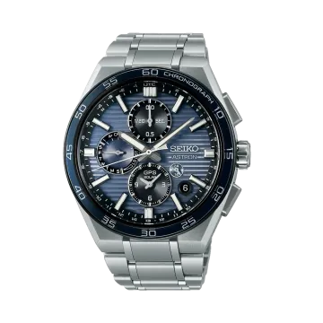 Seiko Astron SSH175 GPS Solar herreklokke på 44 mm i titan med gangreserve på 6 mnd, world timer og perpetualkalender.
