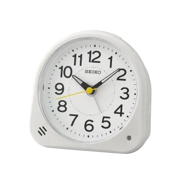 Seiko Alarmklokke 11,3x11,6x6,6 cm - QHE188W - urmakerlarsen.no