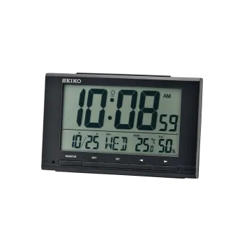 Seiko Alarmklokke 9,3x14,8x3,8 cm - QHL090K - Urmakerlarsen.no