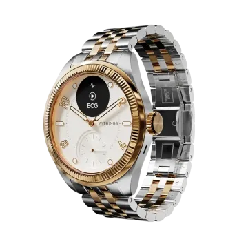 Withings Scanwatch Nova Brilliant Gold - HWA10-MODEL 11-ALL - urmakerlarsen.no