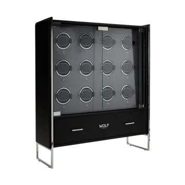 Wolf Viceroy 12 piece watch winder cabinet - 466602 - urmakerlarsen.no