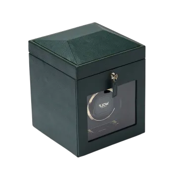 WOLF British Racing Single Watch Winder With Storage - 792141 - urmakerlarsen.no