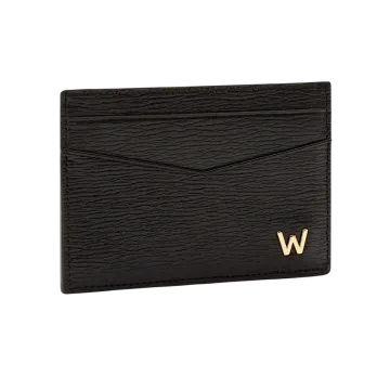 WOLF W Cardholder - Black - 774202 - Urmakerlarsen.no